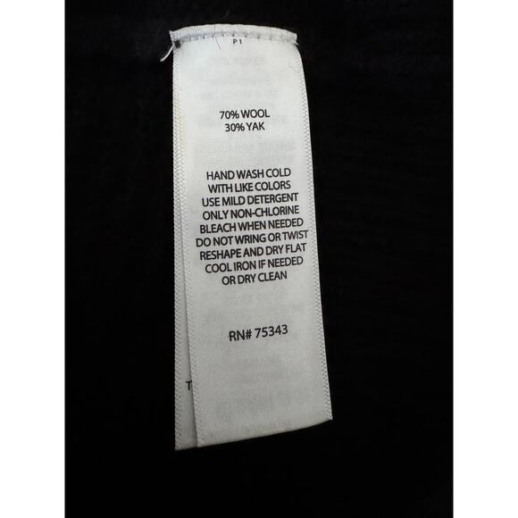 Tahari Textured Wool Yak Blend Open Front Sweater Coat - Picture 8 of 8